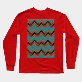 Retro Zigzag Long Sleeve T-Shirt